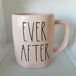 Rae Dunn Magenta EVER AFTER Pink Coffee Mug